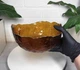 Салатник Olens Золота маківка янтарна 19.5х7.5 см Коричневий - зображення 1