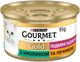 Упаковка влажного корма для кошек Purina Gourmet Gold Двойное удовольствие с кроликом и печенью 24 шт по 85 г (7613031381098) - изображение 2
