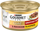 Упаковка влажного корма для кошек Purina Gourmet Gold Кусочки в соусе с лососем и курицей 24 шт по 85 г - изображение 3