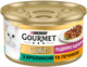 Упаковка влажного корма для кошек Purina Gourmet Gold Двойное удовольствие с кроликом и печенью 24 шт по 85 г (7613031381098) - изображение 3