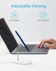 Бездротовий зарядний пристрій Anker PowerWave Select Magnetic 2-in-1 Stand (White) (6764574) - зображення 5