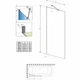 Штора для ванны Radaway Idea Black PNJ 60 безопасное стекло, прозрачное, чёрная (10001060-54-01) - изображение 2