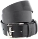 Мужской ремень SHVIGEL 10084 кожаный черный - изображение 1
