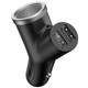 Адаптер автомобильный BASEUS dual USB+cigarette lighter extended car charger 2USB 3.4A 40W Bl - изображение 1