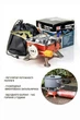 Туристическая газовая плита - горелка мини печка с пьезоподжигом Kovar Camping 1000-ZT-202 - изображение 2