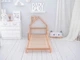 Дитяче ліжко будинок Монтессорі BUSY WOOD на ніжках Модель 3 160х80 см натуральне дерево - зображення 7