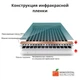 Електрична тепла підлога під плитку інфрачервона плівкова Monocrystal комплект 1м²/200Вт + терморегулятор - изображение 8