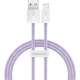 Кабель BASEUS Dynamic Series Fast Charging Data Cable USB to iP 2.4A Purple 1м (CALD000405) - зображення 1