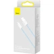 Кабель BASEUS Dynamic Series Fast Charging Data Cable USB to iP 2.4A Blue 1м (CALD000403) - зображення 3
