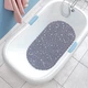 Силиконовый коврик для ванны и душа Bathlux, резиновый и нескользящий, люкс качество, Серый - изображение 3