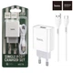 Зарядний пристрій Hoco C81A Smart 1USB 2.1A + кабель Type C, білий - зображення 1
