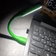 Гибкая Лампа светодиодная USB Светильник переносная Подсветка LED LIGHT для ноутбука и для чтения Зеленый - изображение 5