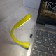 Портативная гибкая Лампа подсветка светодиодная USB Светильник переносной LED LIGHT для ноутбука и для чтения Желтая - изображение 6