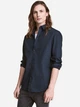 Сорочка H&M 0453305_т.син_02 M Темно-синя (KAY2000000494951) - зображення 1