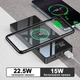 Внешний аккумулятор быстрая беспроводная зарядка 15W Power Bank MT-2030A 20000 мАч Черный (MT-2030A) - изображение 2