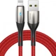 Кабель BASEUS Horizontal Data Cable USB for iP 1.5A Red 2м (CALSP-C09) - изображение 1