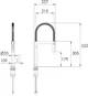 Смеситель-кран кухонный IMPRESE Pivot SS F03408501SB - изображение 2