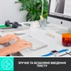 Клавіатура бездротова Logitech K380 for Mac Multi-Device Bluetooth Keyboard Offwhite UA (920-010407) - зображення 3