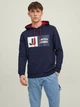 Худи Jack & Jones JCOLOGAN SWEAT HOOD AW22 SN S Темно-синий 12216327-Navy Blazer - изображение 1