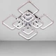 Стельова люстра LED Light House SY-18289/4+4 CR DIMMER 600*600*140 400W хром - зображення 4