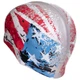 Шапочка для плавания M-D USA (силикон, синий-красный) (M055303001W) - изображение 3