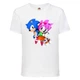 Футболка дитяча Соник і Емі (SONIC) біла (snc wh-04) 164 см - зображення 1
