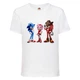 Футболка дитяча Соник 3 героя (SONIC) біла (snc wh-7) 104 см - зображення 1