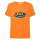 Футболка детская Огги и тараканы (Oggy and cockroaches) оранжевая (top OG or6) 128 см - изображение 1