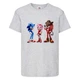 Футболка детская Соник 3 героя (SONIC) серая (snc gr-6) 104 см - изображение 1