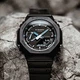 Мужские наручные часы с яркой LED подсветкой Casio G-Shock GA-2100-1A2ER - изображение 3