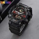 Мужские часы Skmei 1818 Черный с красым - изображение 2