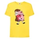 Футболка детская Гравити Фолз Мэйб piggy (Gravity Falls Mayb piggy) желтая (GF yl-07) 104 см - изображение 1