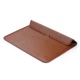 Чохол-конверт-підставка Leather PU для MacBook 13, Коричневий - зображення 5