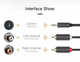 Кабель аудио UGREEN 3.5 mm to 2RCA стерео разветвитель PVC 3М Grey (AV102) - изображение 2