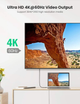Кабель зарядный Ugreen USB Type-C to Type-C USB C 3.1 Gen 2 10Gbps 4K с нейлоновой оплеткой 1 м (US355) - изображение 3