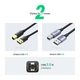 Кабель UGREEN US135 USB type А 2.0 - USB type B для принтеров, сканеров, МФУ 2 м Black (20847) - изображение 2