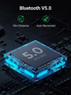 Передавач та приймач UGREEN Bluetooth 5.0 AUX 3.5 мм 2 в 1 автомобільний аудіоадаптер (CM403) - зображення 5
