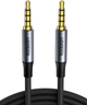 AUX аудио кабель UGREEN 3.5mm Audio Cable Braided 1 м Black (AV183) - изображение 1
