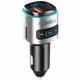 FM модулятор Gelius Pro RGB-QC GP-FMT040 Black/Silver - зображення 1