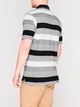 Поло Pierre Cardin Dye Jersey 54245874 S Черно-серое с белым - изображение 2