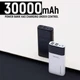 Повер Банк Power Bank Wozinsky 30000mAh 4 x USB LCD 3A Серый - изображение 5
