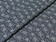 Тканина Джинс прошва квітковий, синій, пог. м. (д80, 2012070, дA1570-1/4 цветы) - зображення 1