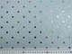 Ткань Диско фойл горошек 7 мм, серо-мятный, пог. м. (д62, 2008019A, цв2) - изображение 3