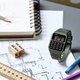 Наручные часы с акриловым стеклом Casio CA-53WF-3BDF Зеленые с черным - изображение 4