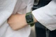 Наручные часы с акриловым стеклом Casio CA-53WF-3BDF Зеленые с черным - изображение 1
