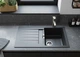 Кухонная мойка HANSGROHE 43356170 S520-F345 черный графит - изображение 2