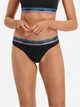 Набор трусиков стрингов Puma Women String 2P 90785411 M Black / Various Logo Colors (8720245254601) - изображение 3