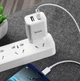 Адаптер сетевой Hoco Victoria C62A, 2USB, 2.1А, белый - изображение 3