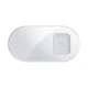 Беспроводная зарядка QI BASEUS Simple 2in1 Wireless Charger 18Вт Max For Phones Pods white - изображение 5