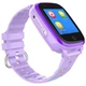 Дитячий розумний смарт годинник-телефон з відеодзвінком 4G Baby Smart Watch Supero Df33z Фіолетовий - зображення 2